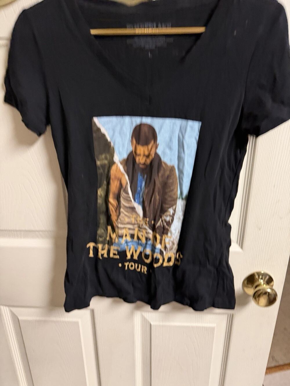Justin Timberlake The Man Of The Woods World Your Concert T-Shirt Size Xs 32w